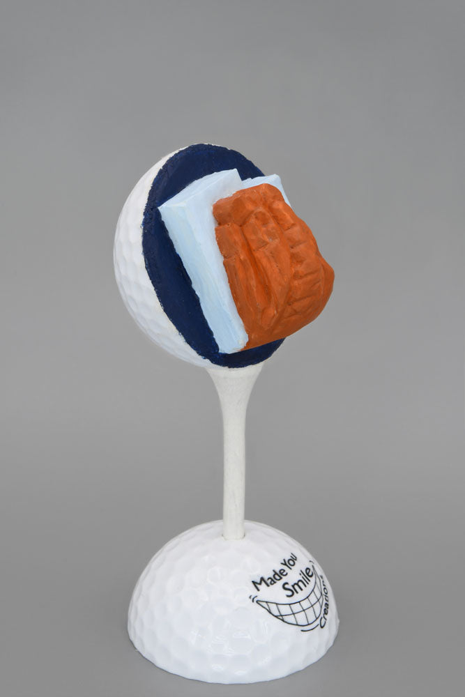 Angel’s Landing:  Zion National Park Carved Golf Ball Art - Where art, adventure, and Utah pride meet!