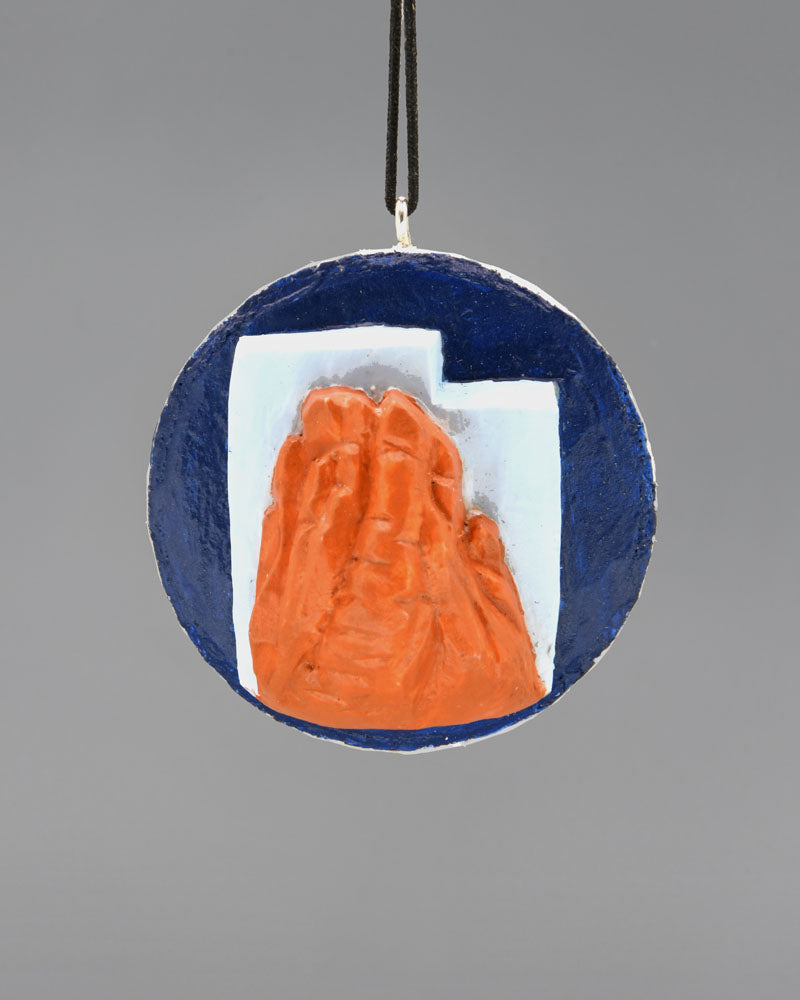 Angel’s Landing:  Zion National Park Carved Golf Ball Art - Where art, adventure, and Utah pride meet!