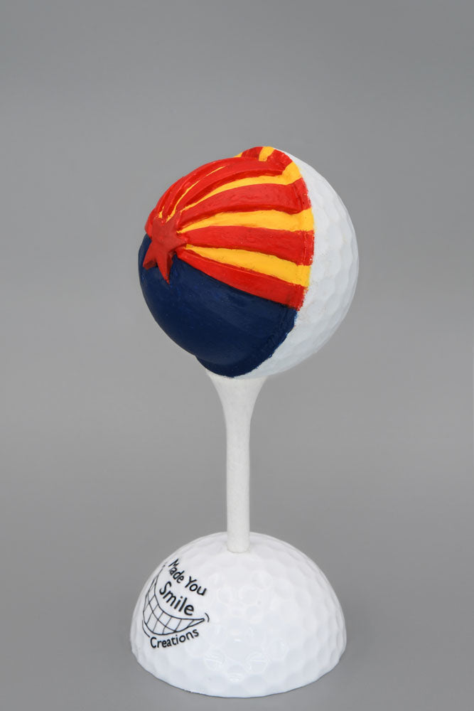 Arizona Carved Golf Ball Art - Handcrafted with heart and sunshine!