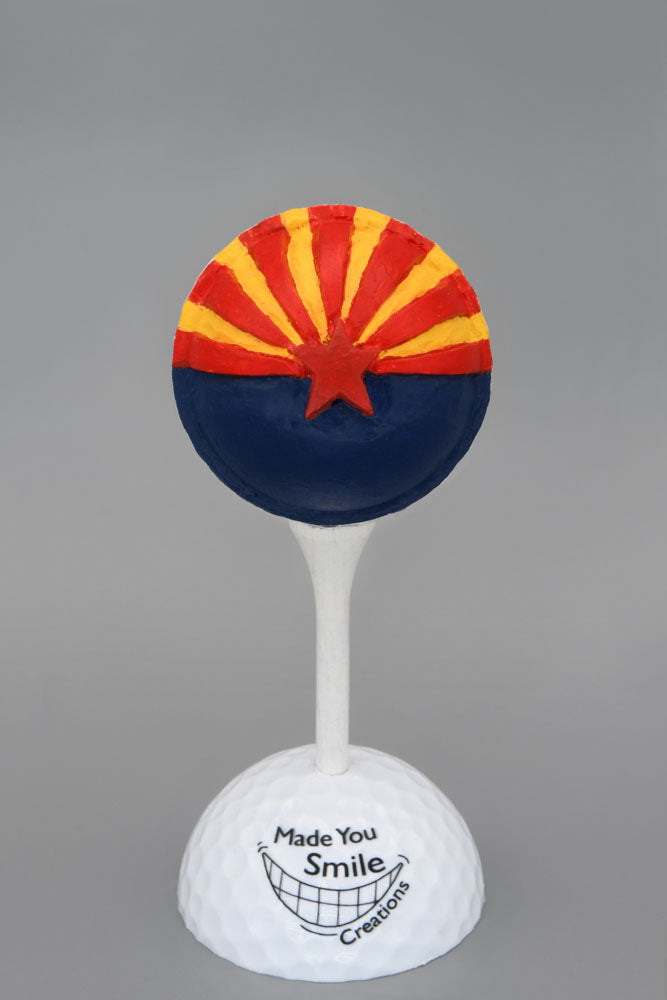 Arizona Carved Golf Ball Art - Handcrafted with heart and sunshine!