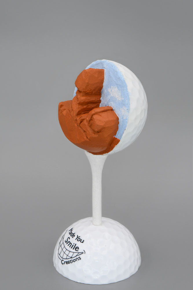 Balanced Rock:  Arches National Park Utah Carved Golf Ball Art - Rock Solid Beauty