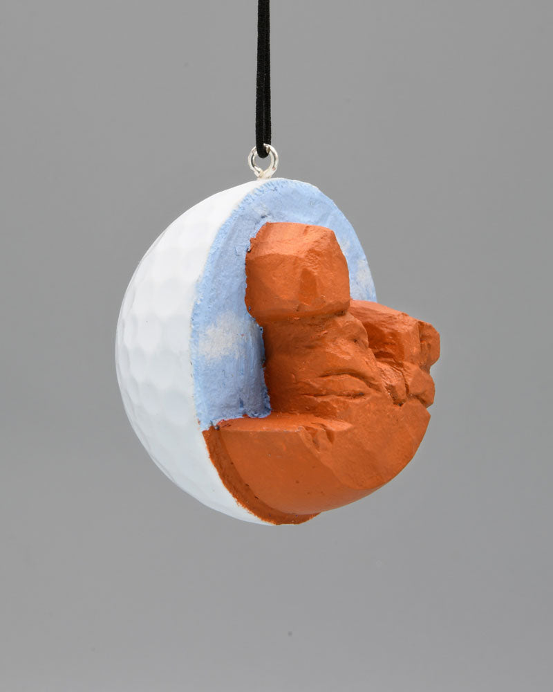 Balanced Rock:  Arches National Park Utah Carved Golf Ball Art - Rock Solid Beauty