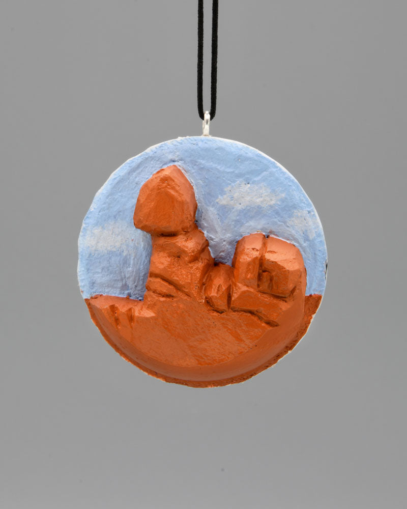 Balanced Rock:  Arches National Park Utah Carved Golf Ball Art - Rock Solid Beauty