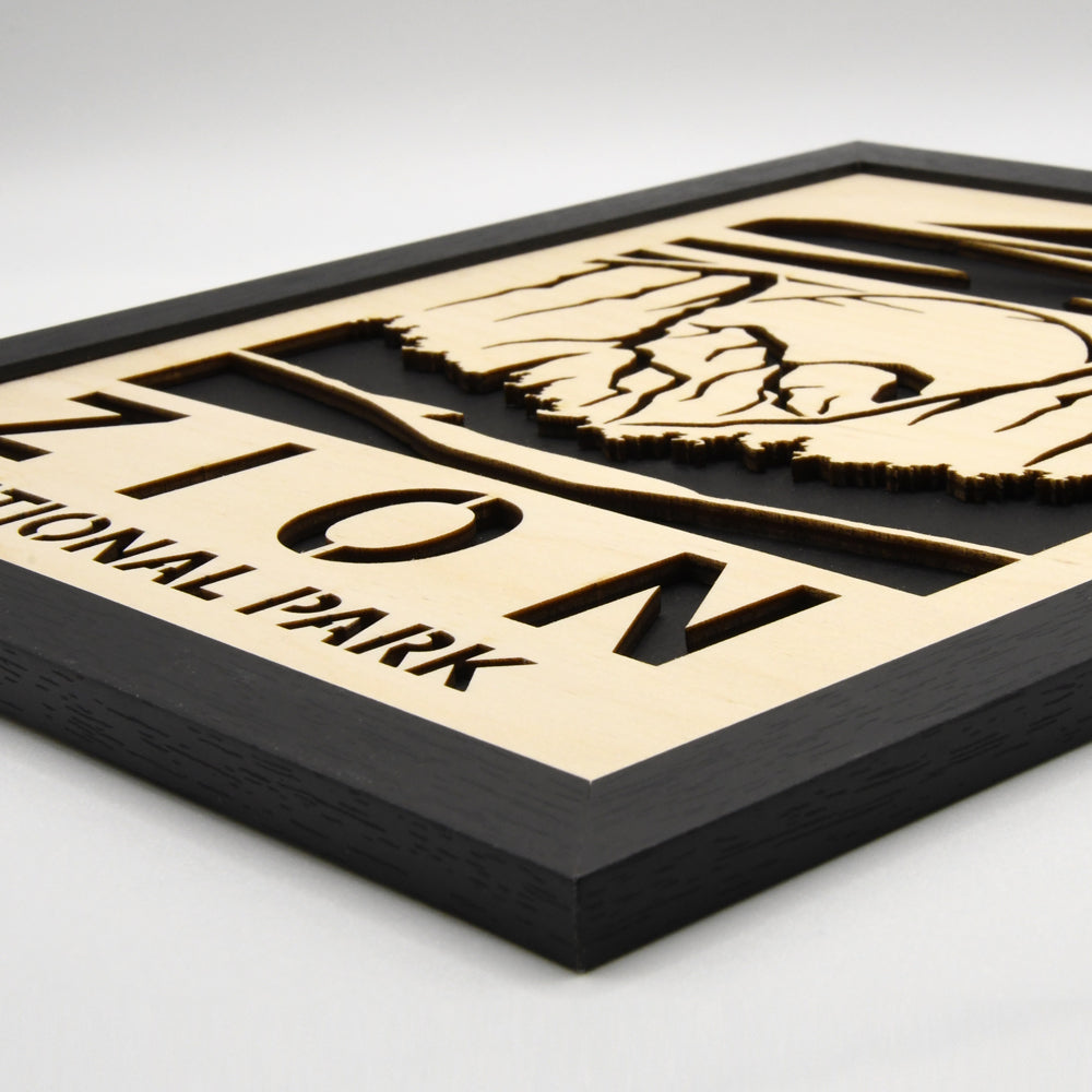 Angel Wood Art 8x10 Framed Photo Mat - Your memories framed in heavenly light