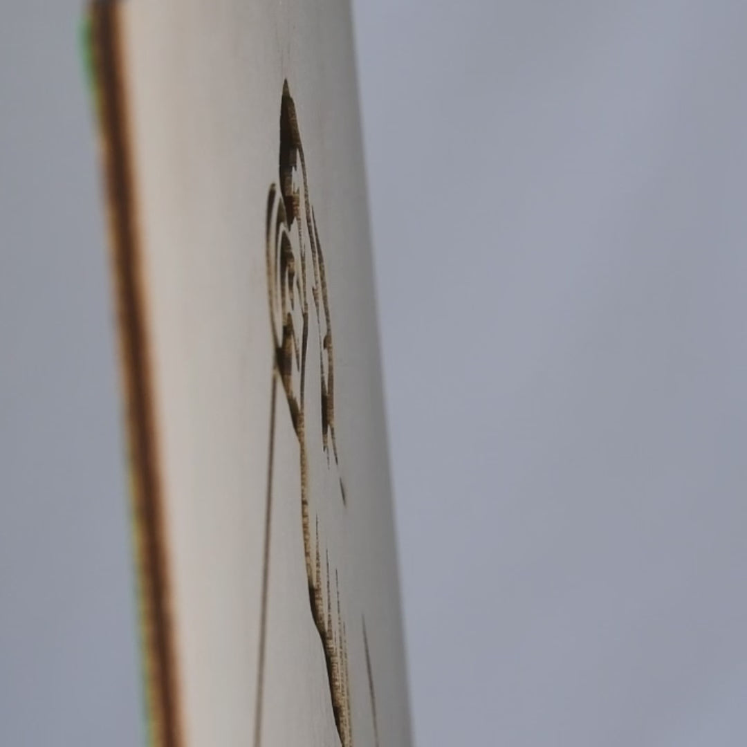 Angel Wood Art 8x10 Framed Photo Mat - Your memories framed in heavenly light